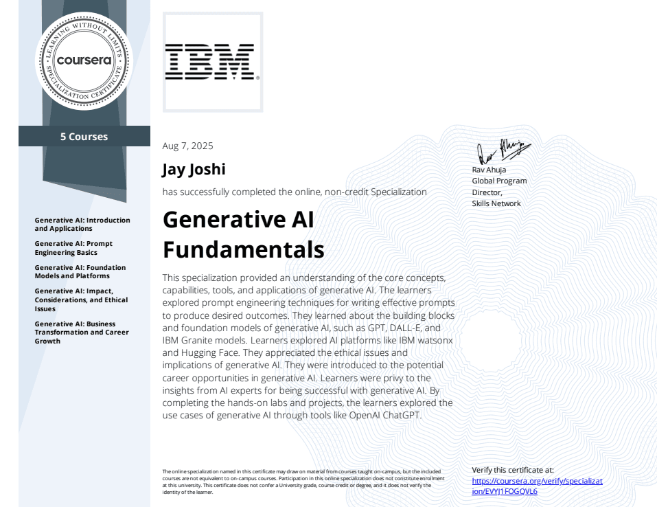 Generative AI: Fundamentals
